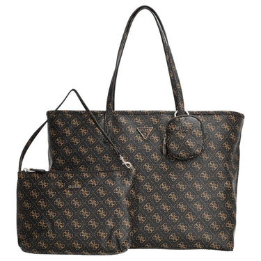 Guess Power Play II Tech Tote - Shopper L mit herausnehmbarer Pouch 39 cm (brown logo) - Markenkoffer