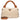 Guess Shaida - Henkeltasche (natural/cognac) - Markenkoffer