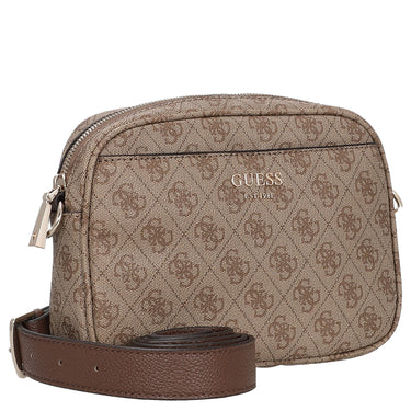 Guess Vikky II - Umhängetasche 20 cm (latte logo/brown) - Markenkoffer