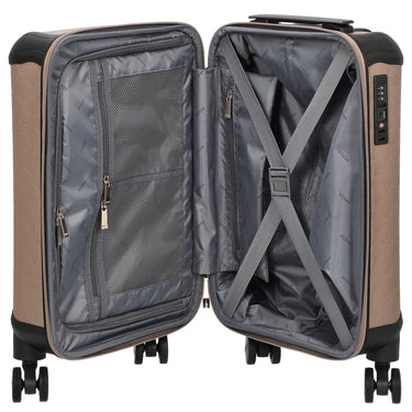 Guess Wilder 18 IN - 4 - Rollen - Kabinentrolley 53 cm S (dark taupe logo) - Markenkoffer