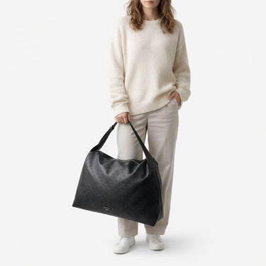 Guess Wilder Oversized Hobo - Schultertasche (black) - Markenkoffer