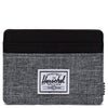 Herschel Charlie - Credit Card Holder 4cc 10 cm RFID (Color: raven crosshatch)