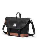 Herschel Cove Messenger - Umhängetasche S 24.5 cm (black/saddle brown) - Markenkoffer