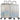 Heys Astro - 4 - Rollen - Trolley Set 3tlg. L/M/S (silver) - Markenkoffer