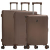 Heys Earth Tones - 4-Wheel Trolley Set 3-Piece L/M/S (Color: umber)
