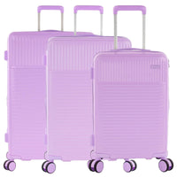 Heys Pastel - 4 - Rollen - Trolley Set 3tlg. erw. (lavender) - Markenkoffer