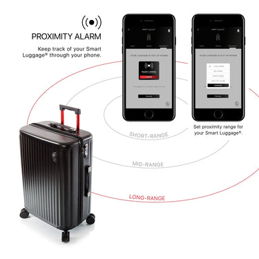 Heys SmartLuggage - 4 - Rollen Trolley M (black) - Markenkoffer
