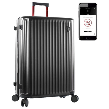 Heys SmartLuggage - 4 - Rollen - Trolley Set 3tlg. L/M/S (black) - Markenkoffer