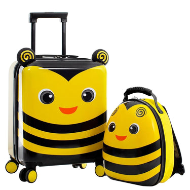 Heys Super Tots - 4 - Rollen - Kindertrolley Rucksack 2tlg. 46 cm (Bumble Bee) - Markenkoffer