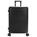Heys Zen - 4-Rollen-Trolley M 66 cm erw. (schwarz)