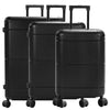 Heys Zen - 4-Wheel Trolley Set 3 pcs. expandable (Color: black)