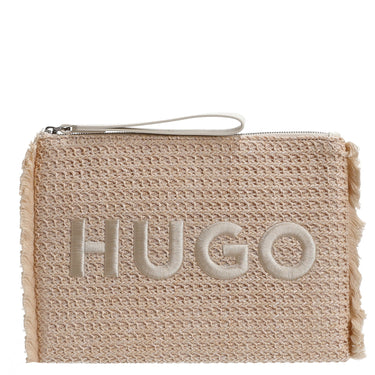 HUGO Women's Becky - Abendtasche (natural) - Markenkoffer
