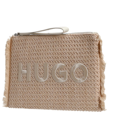 HUGO Women's Becky - Abendtasche (natural) - Markenkoffer