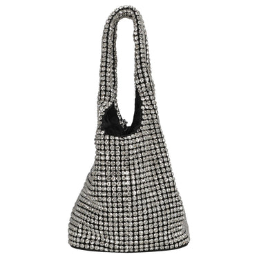 HUGO Women's Liora - Henkeltasche 14 cm (silver) - Markenkoffer
