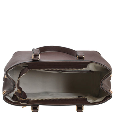 Joop Jeans Women Giro Amina - Shopper L 32 cm (darkbrown) - Markenkoffer