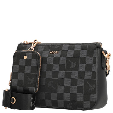 Joop Women Piazza Scacchi Jasmina - Umhängetasche 24 cm (black) - Markenkoffer