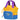 KLICKfix Lori Shopper - Fahrradtasche für Kinder (blau) - Markenkoffer