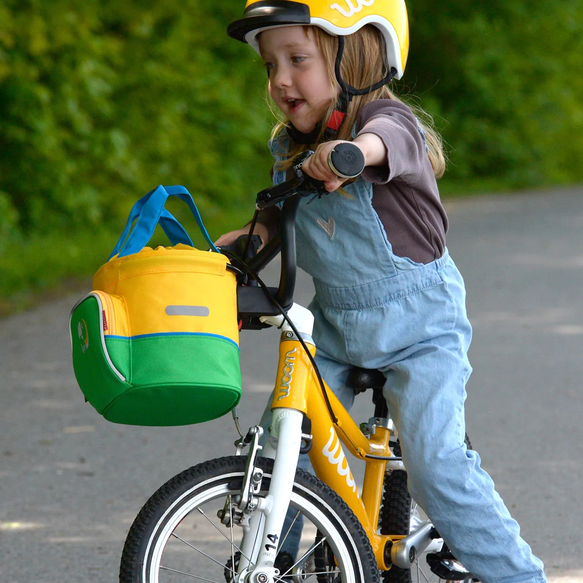 klickfix fahrrad kindersitz KLICKfix Lori Shopper Grün – Markenkoffer