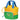 KLICKfix Lori Shopper - Fahrradtasche für Kinder (grün) - Markenkoffer