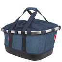KLICKfix reisenthel Bikebasket GT 21 - Gepäckträgerkorb (Racktime) (racktimetwist blue) - Markenkoffer