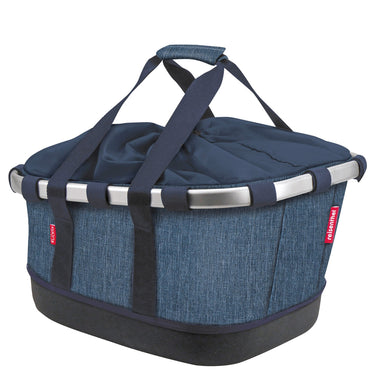 KLICKfix reisenthel Bikebasket GT 21 - Gepäckträgerkorb (Racktime) (racktimetwist blue) - Markenkoffer