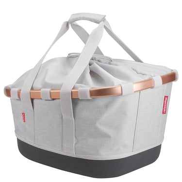 KLICKfix reisenthel Bikebasket GT 21 - Gepäckträgerkorb (UniKlip 2) (twist sky rose) - Markenkoffer