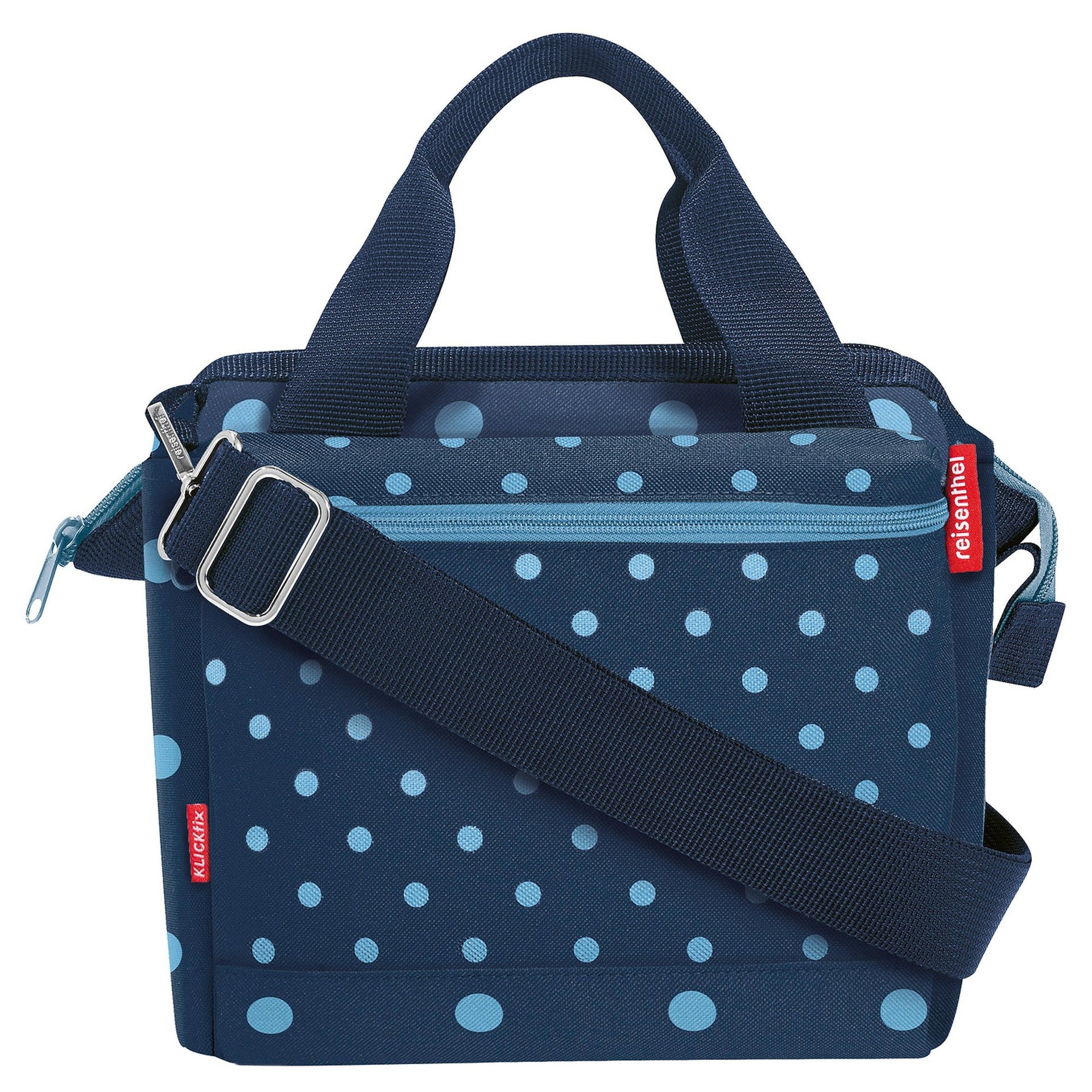 KLICKfix Roomy 4 Lenkertasche mixed dots blue – Markenkoffer
