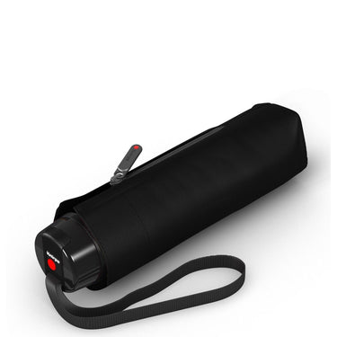 Knirps T.020 Small Manual - Taschenschirm Regenschirm (black) - Markenkoffer