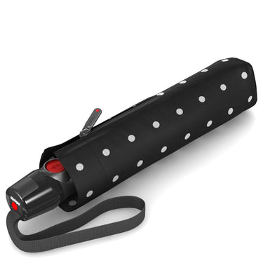 Knirps T.200 M Duomatic - Taschenschirm Regenschirm (kelly black) - Markenkoffer