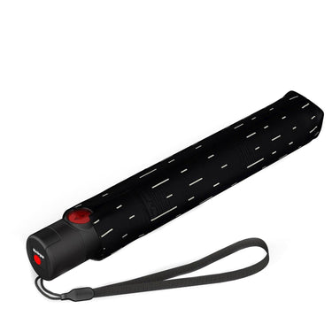 Knirps U.200 Ultra Light Duomatic - Taschenschirm Regenschirm (rain black) - Markenkoffer