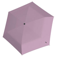 Knirps U.200 Ultra Light Duomatic - Taschenschirm Regenschirm (rose with black coating)
