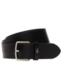 Lacoste Accessoire - Gürtel 4 cm Leder (black, 110 cm) - Markenkoffer