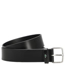Lacoste Accessoire - Gürtel 4 cm Leder (black, 115 cm) - Markenkoffer