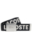 Lacoste Accessoire Jacquard - Gürtel 4 cm (ecru/vanille - mandarine, 120 cm) - Markenkoffer