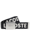 Lacoste Accessoire Jacquard - Gürtel 4 cm (ecru/vanille - mandarine, 120 cm) - Markenkoffer