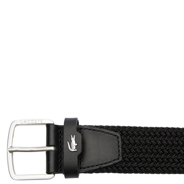 Lacoste Casual - Stretchgürtel 3.5 cm (black, 110 cm) - Markenkoffer