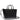 Lacoste Champs Elysées Tote Bag M - Handtasche M (schwarz) - Markenkoffer