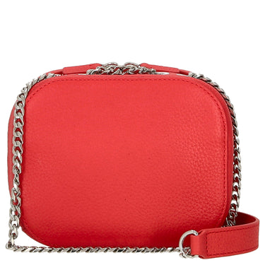 Lacoste Croco Crew - Umhängetasche Leder 16 cm (pompier) - Markenkoffer