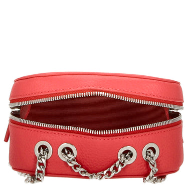 Lacoste Croco Crew - Umhängetasche Leder 16 cm (pompier) - Markenkoffer