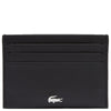 Lacoste FG - Kreditkartenetui Leder 6 cc 11 cm (black)