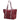 Lacoste Izzie - Shopper mit Color - Block - Tragegriff 35 cm (cranberry) - Markenkoffer