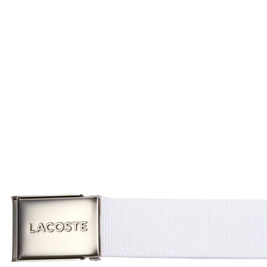 Lacoste L.12.12 Concept - Gürtel 4 cm (white, 110 cm) - Markenkoffer