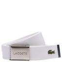 Lacoste L.12.12 Concept - Gürtel 4 cm (white, 110 cm) - Markenkoffer