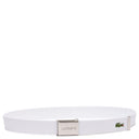 Lacoste L.12.12 Concept - Gürtel 4 cm (white, 130 cm) - Markenkoffer