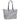 Lacoste L12.12 - Shopper 15" 35 cm (stripes marine farine) - Markenkoffer