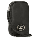 Lacoste Origin Croc - Handytasche mit Kontrast - Krokodil 17 cm (black) - Markenkoffer