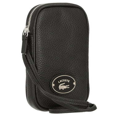 Lacoste Origin Croc - Handytasche mit Kontrast - Krokodil 17 cm (black) - Markenkoffer