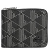 Lacoste The Blend - Geldbörse 3cc 11 cm RFID (monogram noir gris)
