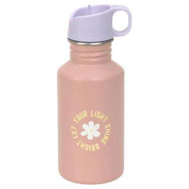 Lässig Bottle Stainless Pattern Party Edelstahl - Trinkflasche 500 ml (rose/lilac) - Markenkoffer