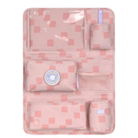 Lässig Car Wrap - to - Go Pattern Party - Auto Organizer Kinder (rose) - Markenkoffer